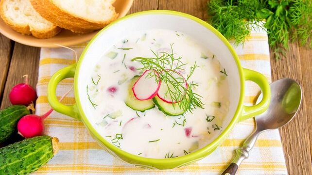 kumaha carana masak okroshka dina diet Dukan