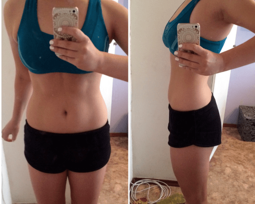 sateuacan sareng saatos poto diet keto