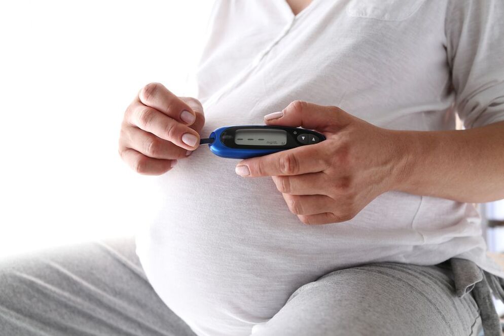 Ngukur glukosa getih pikeun diabetes gestational